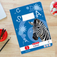 Školský zošit Herlitz A4 linajkový, 3. ročník, lineatúra 3, 16 listov, balenie 10 ks, so zaoblenými rohmi, bezdrevný papier 80 g/m² 8
