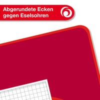 Štvorčekový zošit Herlitz x.book A4 – Lineatúra 22, 16-listový, balenie 10 ks 4