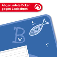 Zošit Herlitz x.book A4 linajkový 16-listový od 3. triedy, balenie 10 ks, alternatíva k čistým a štvorčekovým školským zošitom 4