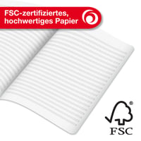 Herlitz x.book A4 Vonalas Füzet 3-as Típus 3. osztály 32 Lapos 5 db-os Csomag 6