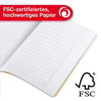 Herlitz x.book linajkový zošit A5, typ 9, s okrajom, 32 listov, balenie 5 ks, 4. ročník 6