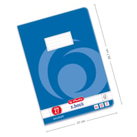 Caiet Herlitz x.book A4, liniat, dictando (tip 27), 32 file, set 5 bucăți 2