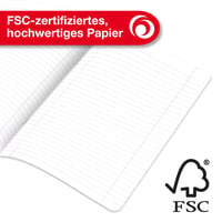 Caiet Herlitz x.book A4, liniat, dictando (tip 27), 32 file, set 5 bucăți 6