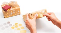 HERMA 15078 Viacúčelové samolepiace etikety, zlaté, 9 ks, 34x67 mm, 3 etikety na hárok, na kalendáre, plánovače, ručné práce, lesklé, popisovateľné papierové nálepky 3