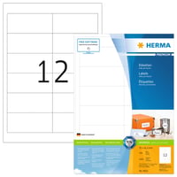 Univerzálne etikety HERMA 4623 A4 – biele, matné, 97x42,3 mm, 2400 ks 1
