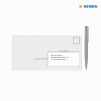 Samolepiace etikety HERMA 4669 Premium, biele, A4, 97x42,3 mm, matný papier, 1200 ks (12 ks/hárok) 5