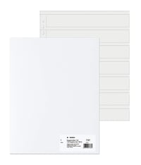 HERMA 7767 Folii pentru negative 35mm, 100 bucăți, benzi de 7x5 cadre, cu perforații europene, transparente, pentru biblioraft 6