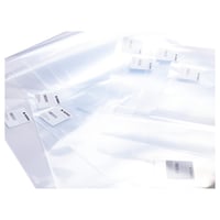 Copertă de carte HERMA Basic 26x54 cm, folie PP transparentă, cu etichetă pentru nume și protecție pentru margini, pentru manuale școlare 3