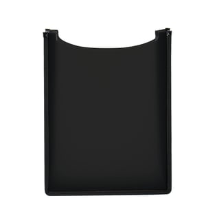 HERMA Flexi kutija za bilježnice A4 za školsku torbu - 34,5 x 26 x 7 cm, otvorena s gornje strane, prozirni PP materijal, crna, za bilježnice i mape s prstenovima