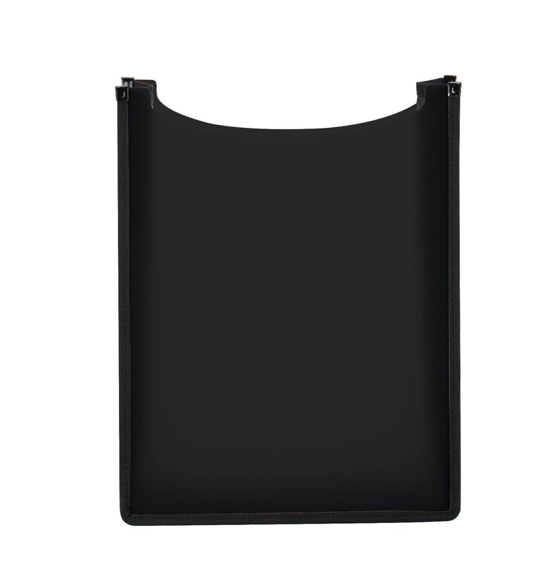 HERMA Flexi box na zošity A4 do školskej tašky – 34,5 x 26 x 7 cm, otvorený zhora, z priehľadného PP materiálu, čierny, na zošity a krúžkové zakladače