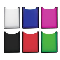 HERMA Flexi box na zošity A4 do školskej tašky – 34,5 x 26 x 7 cm, otvorený zhora, z priehľadného PP materiálu, čierny, na zošity a krúžkové zakladače 4