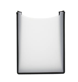 Cutie pentru caiete HERMA A4 pentru ghiozdan – Deschisă sus, 34,5 x 26 x 7 cm, mapă din plastic alb pentru copii pentru caiete, cărți și documente