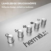 Hermitlux 52 cm beépíthető páraelszívó, 750 m³/h légáramlás, 60 dB, ezüst - TB02-52CM A 6