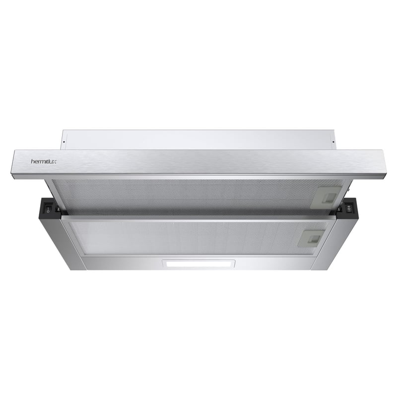 Hermitlux napa 60 cm, 360 m³/h, filter s aktivnim ugljenom, LED osvjetljenje