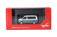 Model auta Herpa VW T6.1 California v mierke 1:87 – cukríková biela / metalíza Bay Leaf Green – zberateľská plastová miniatúra, vyrobené v Nemecku 5