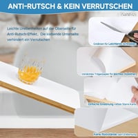 Hersvin öntapadós fiók alátét 40x500cm fehér pöttyös EVA vízálló szőnyeg - 40B x 500L cm, White, Adhesive 2