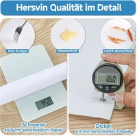 Hersvin öntapadós fiók alátét 40x500cm fehér pöttyös EVA vízálló szőnyeg - 40B x 500L cm, White, Adhesive 5