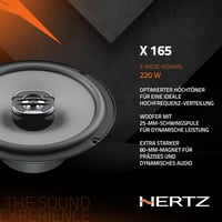Hertz DCX 165.3 Autó Hangszóró 16cm Koaxiális Hangfal Autóhifi Rendszerhez 3