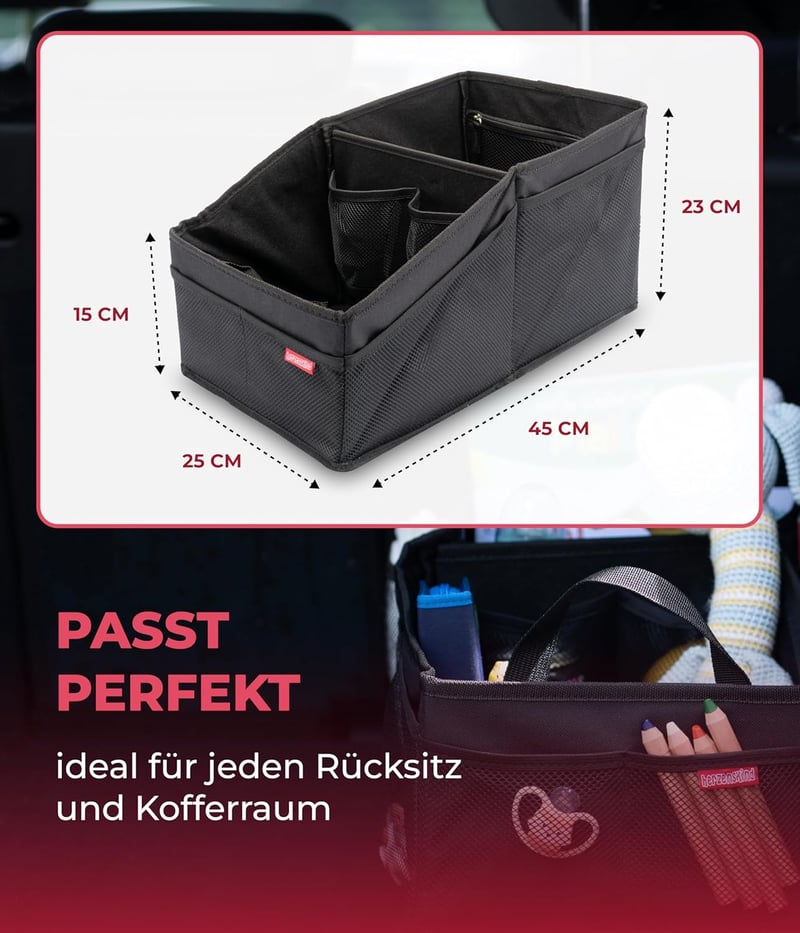 HerzensKind Autó Hátsó Ülés Szervező Tárolórendszer
