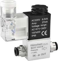 Heschen 2V025-08 Pneumatikus Szolenoid Szelep 220V AC PT1/4 Normál Zárt 1