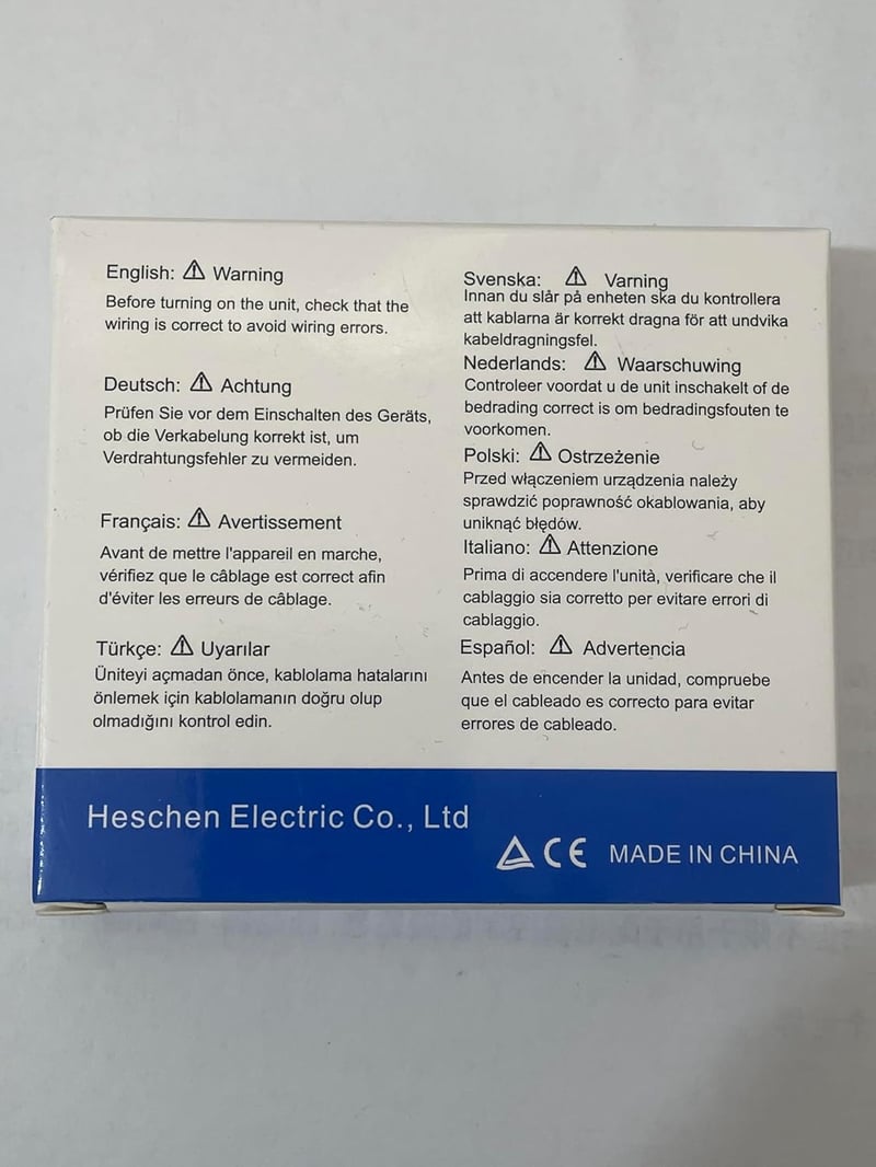 Heschen AC Kontaktor HS1-25, 4 Pólusú 2NO 2NC, 220V/240V, 25A, 35mm DIN Sín Szerelés, Háztartási Váltóáramú Relé