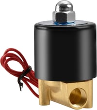 Heschen Sárgaréz elektromágneses szelep 1/4 hüvelyk AC 220V közvetlen működés normálisan zárt víz levegő gáz 8