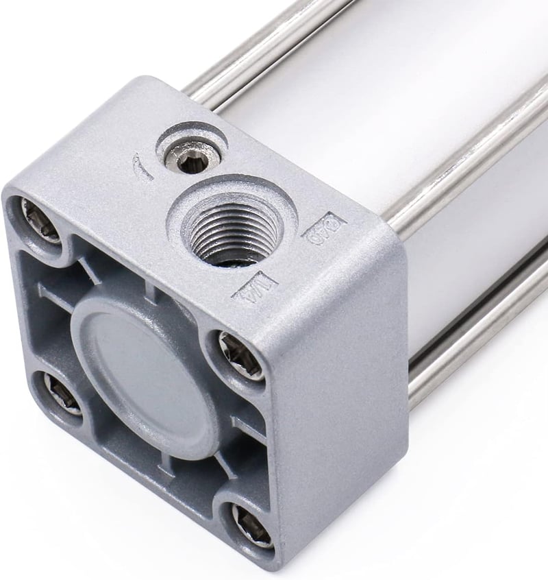 Heschen SC 40-1000 Pneumatikus Munkahenger, 40mm Átmérő, 1000mm Löket, Kétirányú Működés, PT1/4" Csatlakozó, M12x1.25 Dugattyú