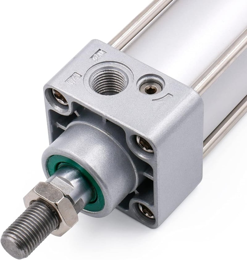 Heschen SC 40-1000 Pneumatikus Munkahenger, 40mm Átmérő, 1000mm Löket, Kétirányú Működés, PT1/4" Csatlakozó, M12x1.25 Dugattyú