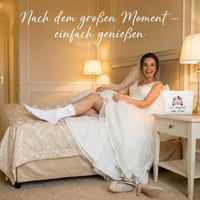 Hestya 2 részes menyasszonyi ajándékszett fehér zöld leveles 6