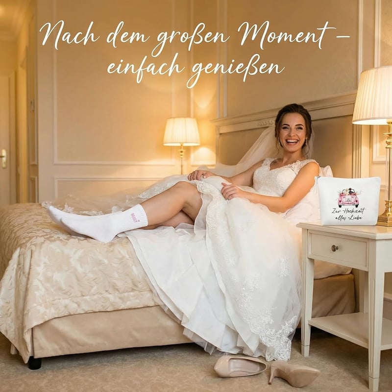 Hestya 2 részes menyasszonyi ajándékszett fehér zöld leveles