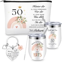 Hestya 50. Születésnapi Ajándékszett Nőknek - Termosz, Kozmetikai Táska, Kulcstartó 1