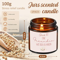 Set cadou pentru femei Hestya, saculet de cadou din iută, cu lumânări parfumate, coș wellness, Yellow White Black Pink Lotus Pink, pentru Crăciun, zi de naștere 4