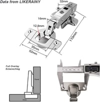 Hettich 95 fokos sarokstop csúszó technológiás kis zsanér 4
