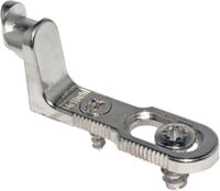 Hettich RV hátsó falpanel rögzítő csatlakozó készlet 8 db, 5 mm falvastagság, öntött nikkel bevonat, 62445 2