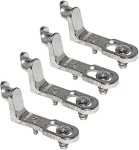 Hettich RV hátsó falpanel rögzítő csatlakozó készlet 8 db, 5 mm falvastagság, öntött nikkel bevonat, 62445 1
