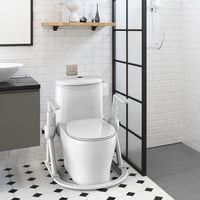 Heuffe összecsukható WC biztonsági keretrendszer fogyatékkal élőknek és időseknek 8