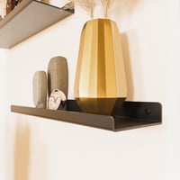 Șină pentru tablouri HEVVA Marseille 80 cm negru – etajeră decorativă de perete pentru tablouri 2