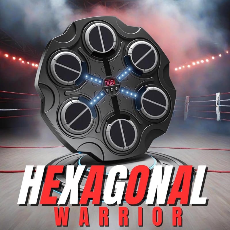 Hexagonal Warrior Zenés Ütőjáték Gyerekeknek 3 Éves Kortól