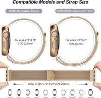 Hexasider Mágneses Karkötő Védőtokkal Apple Watch 38-49mm Óraszíj - Rozsdamentes Acél Milánói Szíj Kompatibilis iWatch Series 3-11 SE Ultra 3