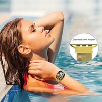 Hexasider Mágneses Karkötő Védőtokkal Apple Watch 38-49mm Óraszíj - Rozsdamentes Acél Milánói Szíj iWatch Series 11-3 Ultra Kompatibilis

AI 5