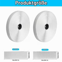 Samolepiaca suchý zips páska HexinYigjly biela 16 mm x 10 m, extra silná na každodenné použitie, 2 kotúče — použité (stav: pozri 2. obrázok) 3