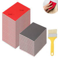 Set 36 bureți abrazivi Hexizexi P180-P4000, set de șlefuire pentru lemn cu granulații variate 1