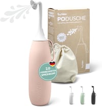 Duș mobil Hey Nature Po Shower Pink pentru igiena ginecologică 1