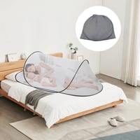 Plasă de țânțari tip pop-up HEYIDAMAI 200x80x56 cm, plasă de țânțari pliabilă și portabilă pentru pat, ideală pentru călătorii, camping și uz casnic 1