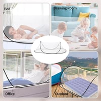 Plasă de țânțari tip pop-up HEYIDAMAI 200x80x56 cm, plasă de țânțari pliabilă și portabilă pentru pat, ideală pentru călătorii, camping și uz casnic 7