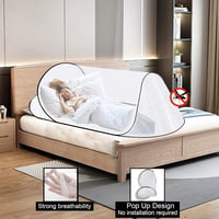 Plasă de țânțari tip pop-up HEYIDAMAI 200x80x56 cm, plasă de țânțari pliabilă și portabilă pentru pat, ideală pentru călătorii, camping și uz casnic 5