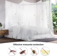 HEYIDAMAI szúnyoghálós ágy 200x220x200 cm, finom hálóval, otthonhoz és kempinghez 4