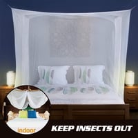 HEYIDAMAI szúnyoghálós ágy 200x220x200 cm, finom hálóval, otthonhoz és kempinghez 6