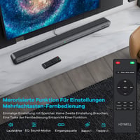 Heymell 150W Soundbar Beépített Mélynyomóval - Zajmentes Tiszta Hangzás, DSP, 3D, Bluetooth 5.0, HDMI ARC, Optikai Csatlakozás, 8 Hangmód TV 8