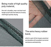 HEYOMART Teleszkópos Merítőháló 130 cm, Összecsukható Horgász Merítő Nylon Fonott 4